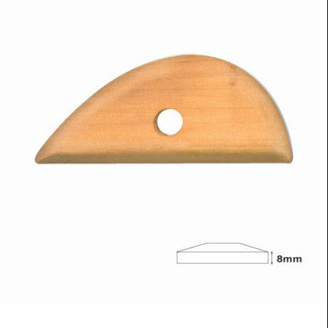 Throwing Rib Wooden | Northcote Pottery Supplies